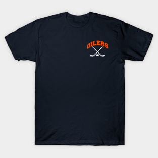 Oilers Hockey Small Logo T-Shirt